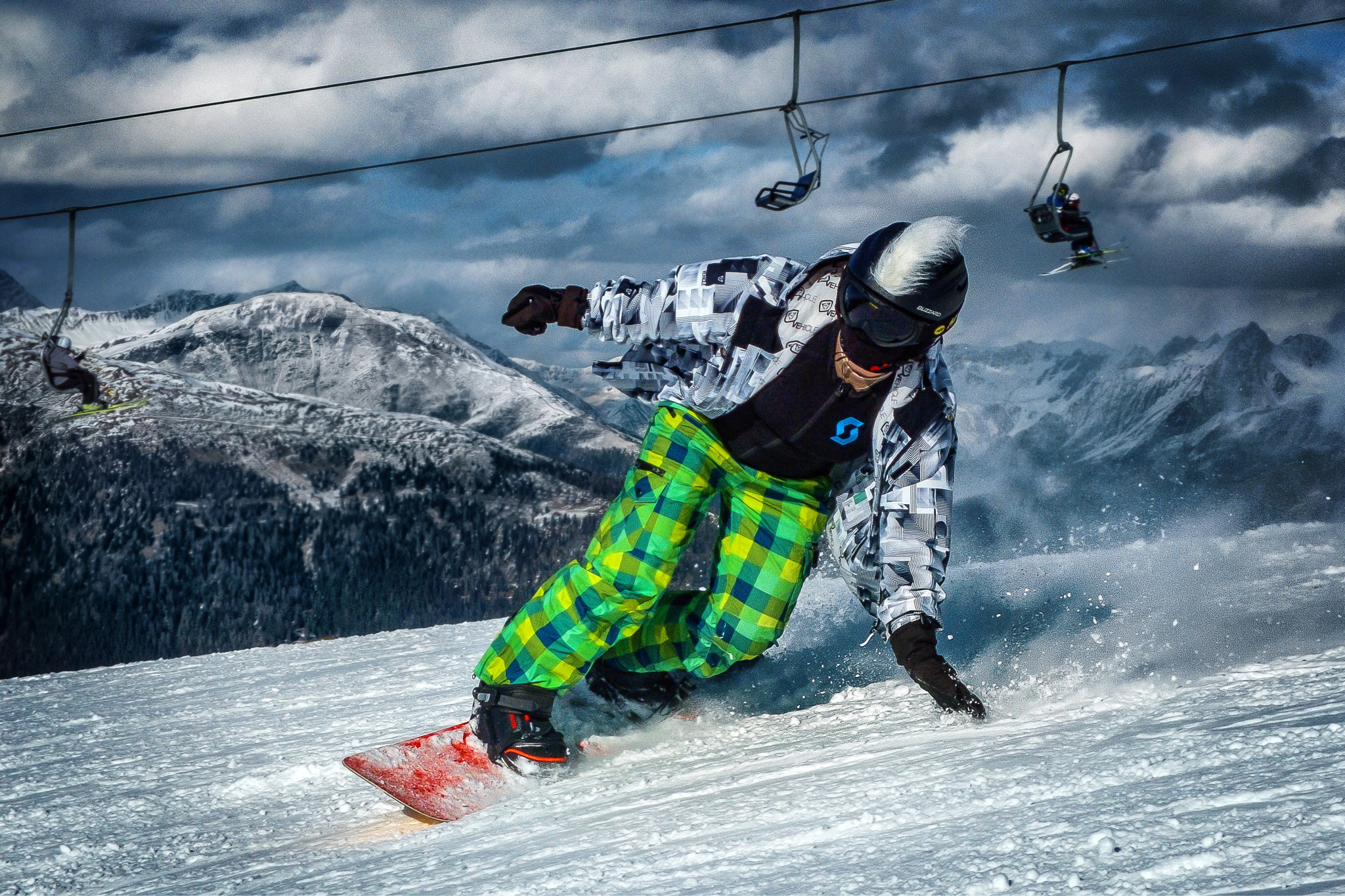 Sportovní fotografie - Alpy